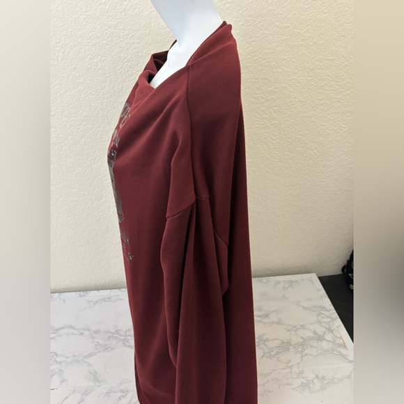 Shein Women's Size Small Soft T Shirt Super Comfy Long Sleeve Top Superbike - Picture 3 of 6